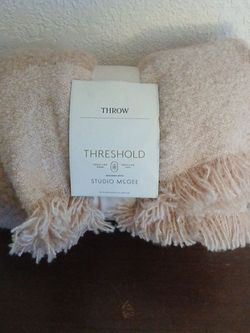 THRESHOLD THROW BLANKET