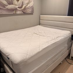 Queen Bed And Bed Frame For Sale