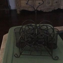 rod iron all around party holder