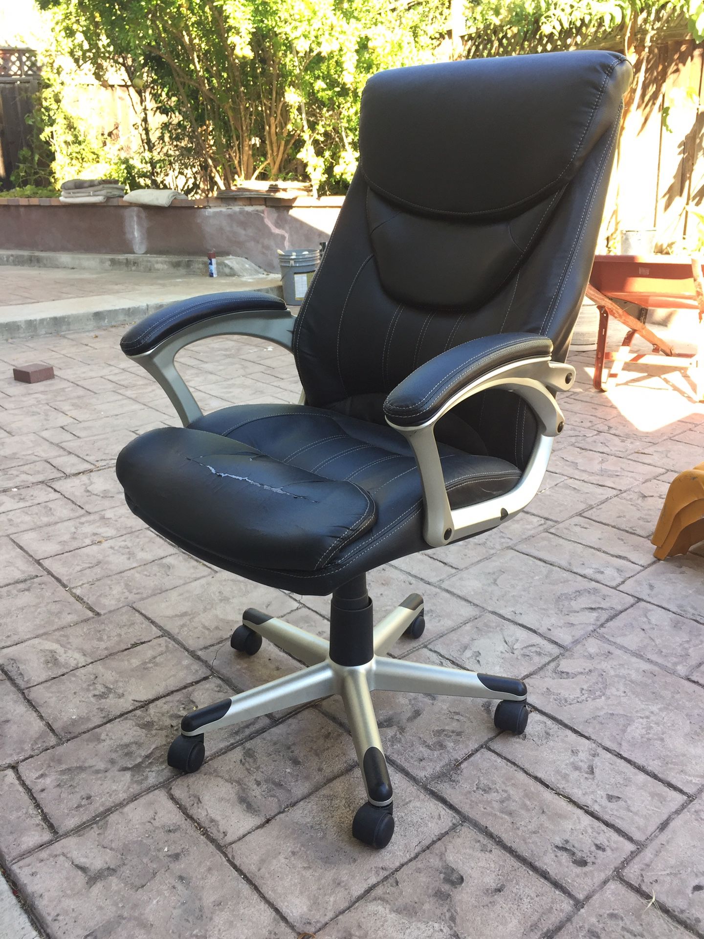 Office long back support chair( very light)