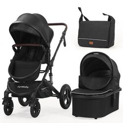 New Limited Edition Stroller Diaper Bag Bassinet 