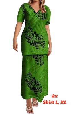 Puletasi And 2 Matching Men’s Shirts 