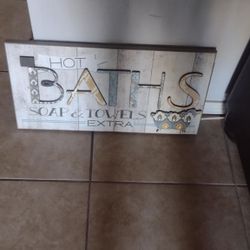 Bathroom Sign 