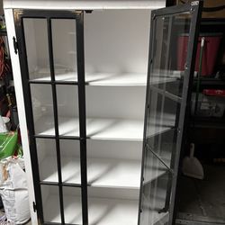 Curio cabinet 34 x 60