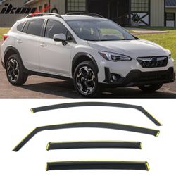Fits 2017-2023 Subaru Impreza & Crosstrek In-Channel Window Visors Deflectors PC