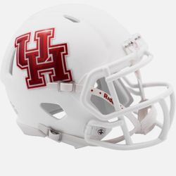 Houston Cougars Riddell Matte White Speed Mini Helmet