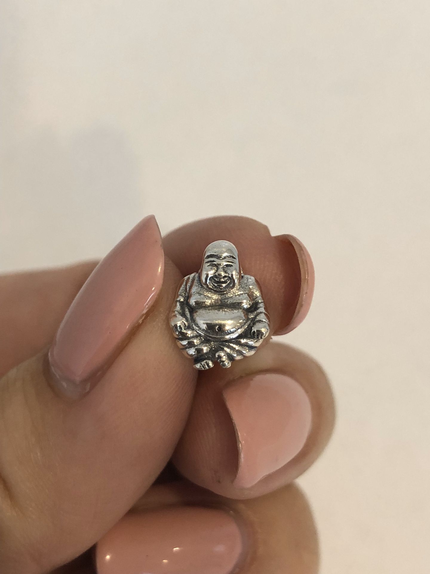 Brand New Sterling Silver 925 Little Buddha Charm