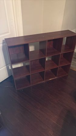 12-Cube Storage Organizer Shelf