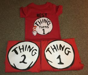 Dr Suess theme birthday shirts