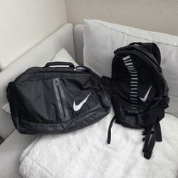 Nike Runner Backpack And Duffle Bag 