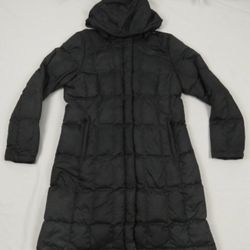 The North Face Goose Down Quilted Hooded Full Zip Snap Puffer Parka Jacket L