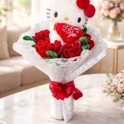 Valentine's Chenille Flowers