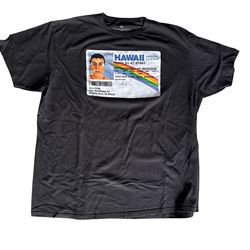 Superbad McLovin Hawaii Driver's License graphic t-shirt by Ripple Junction.