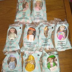 2003 Madame Alexander McDonald's Happy Meal Toys Collection 1-2, 4-10 *New*