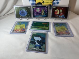 2025 Sponge Bob Topps Chrome set of 7