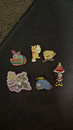 Mixed Disney Character Enamel Pins