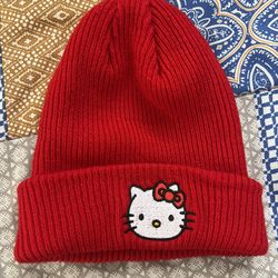Red Hello Kitty Beanie