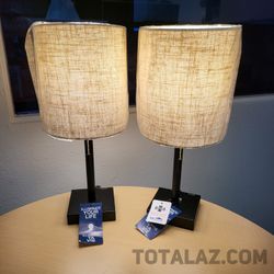 USB Table Lamps Set of 2