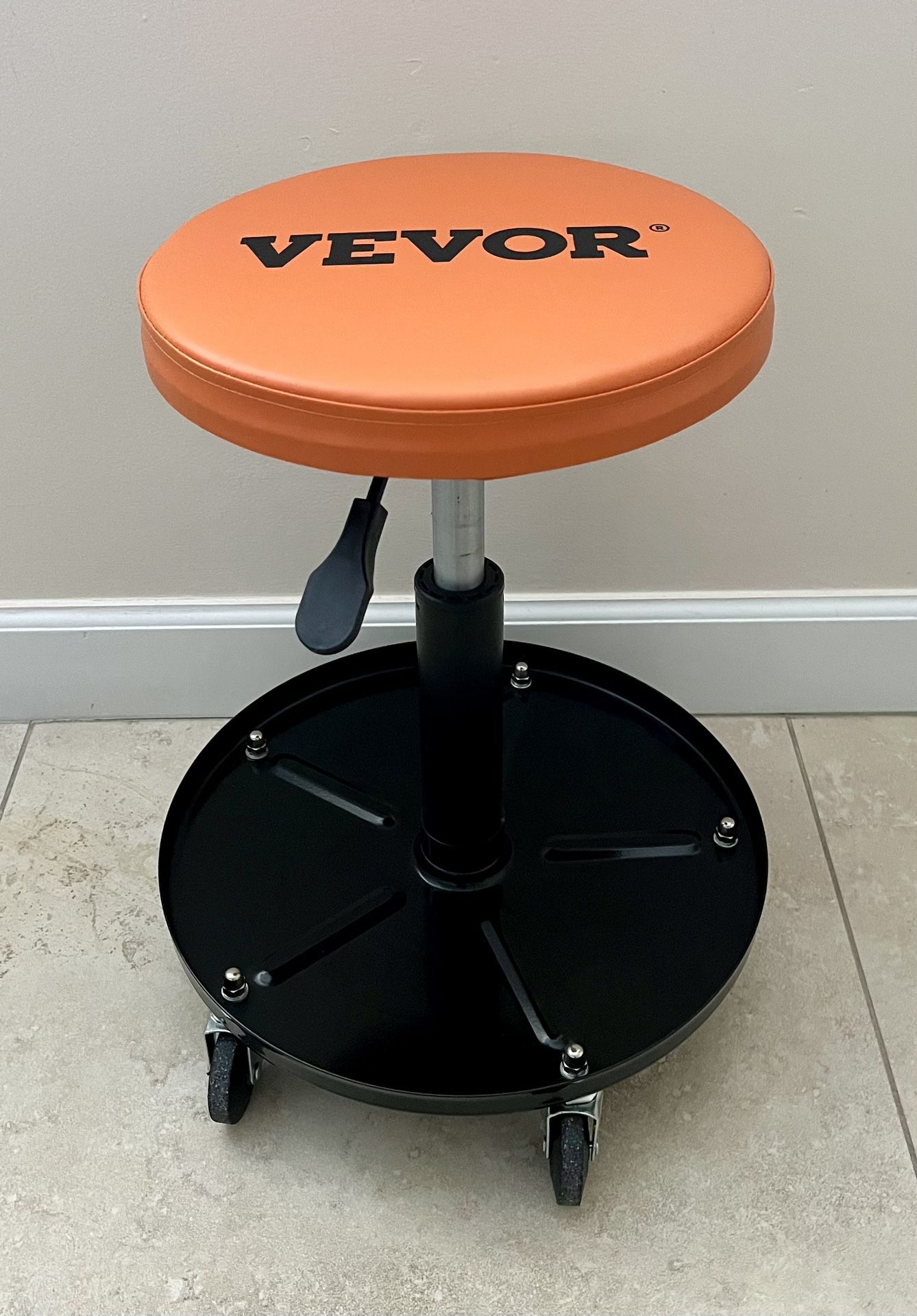 Vevor Adjustable Workshop Rolling Stool