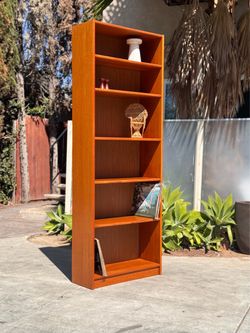 Danish Modern Mid Century Vintage Teak Bookcase – Made in Denmark