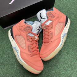 JORDAN 5 DJ KHALED WE THE BEST CRIMSON BLISS SIZE 9