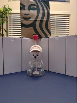 Pink bear cup 2026 Starbucks