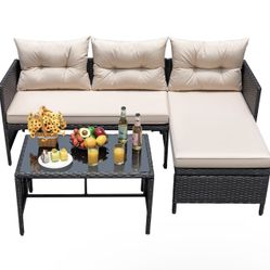 Rattan Sectional