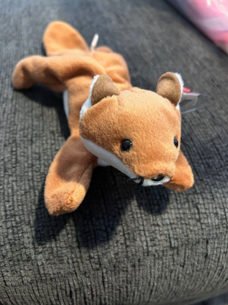 TY • SLY • Fox Beanie Babies 1996 ORIGINAL VINTAGE RETIRED RARE