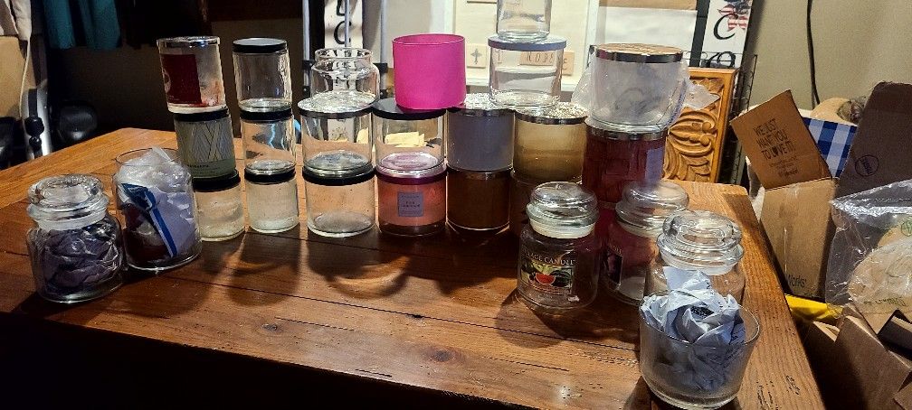 EMPTY BBW and Yankee Candle Jars- PERFECT for DIY