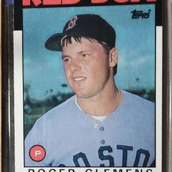 1986 Topps Roger Clemens 