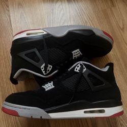 Jordan 4’s Bred 2019 Size 12