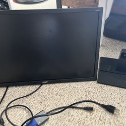 Acer HD Wide Monitor With Wall Mount 