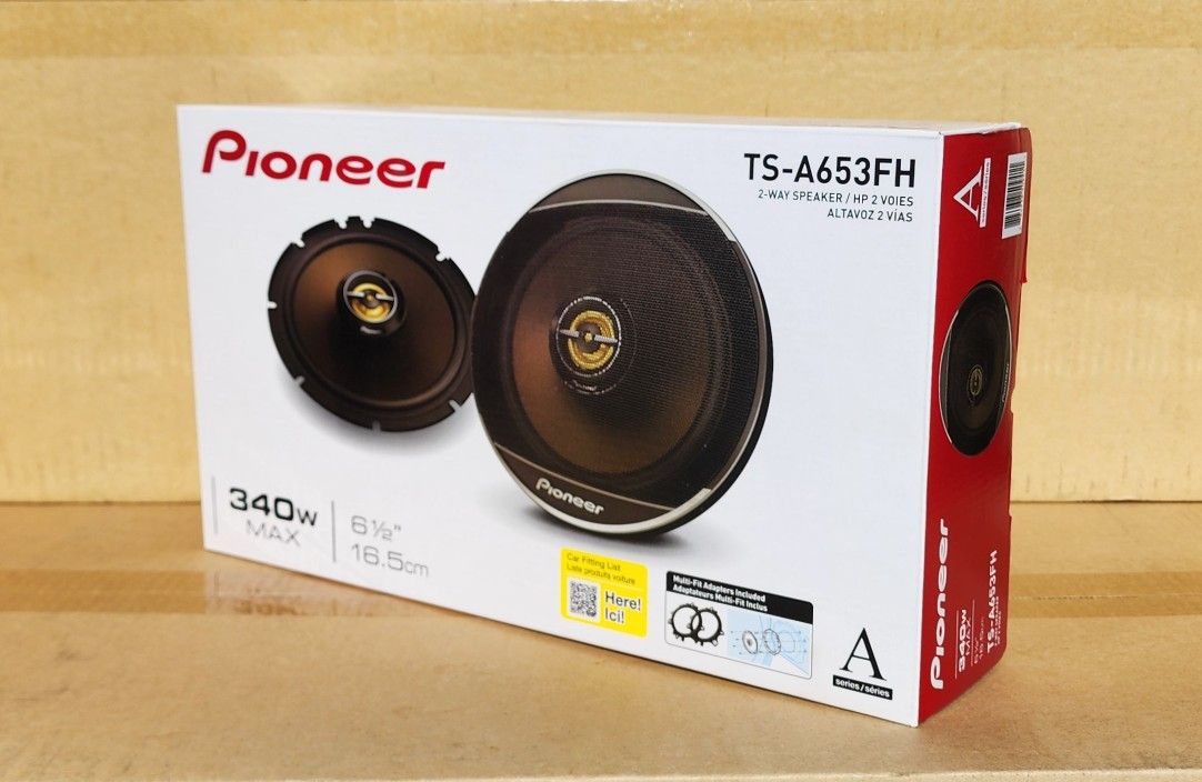 Pioneer Car Speakers 6.5" 2-Way Coaxial Speaker System A-Seried 340 Watts TS-A653FH 🚨 Payment Options Available 🚨 No Credit Needed 🚨