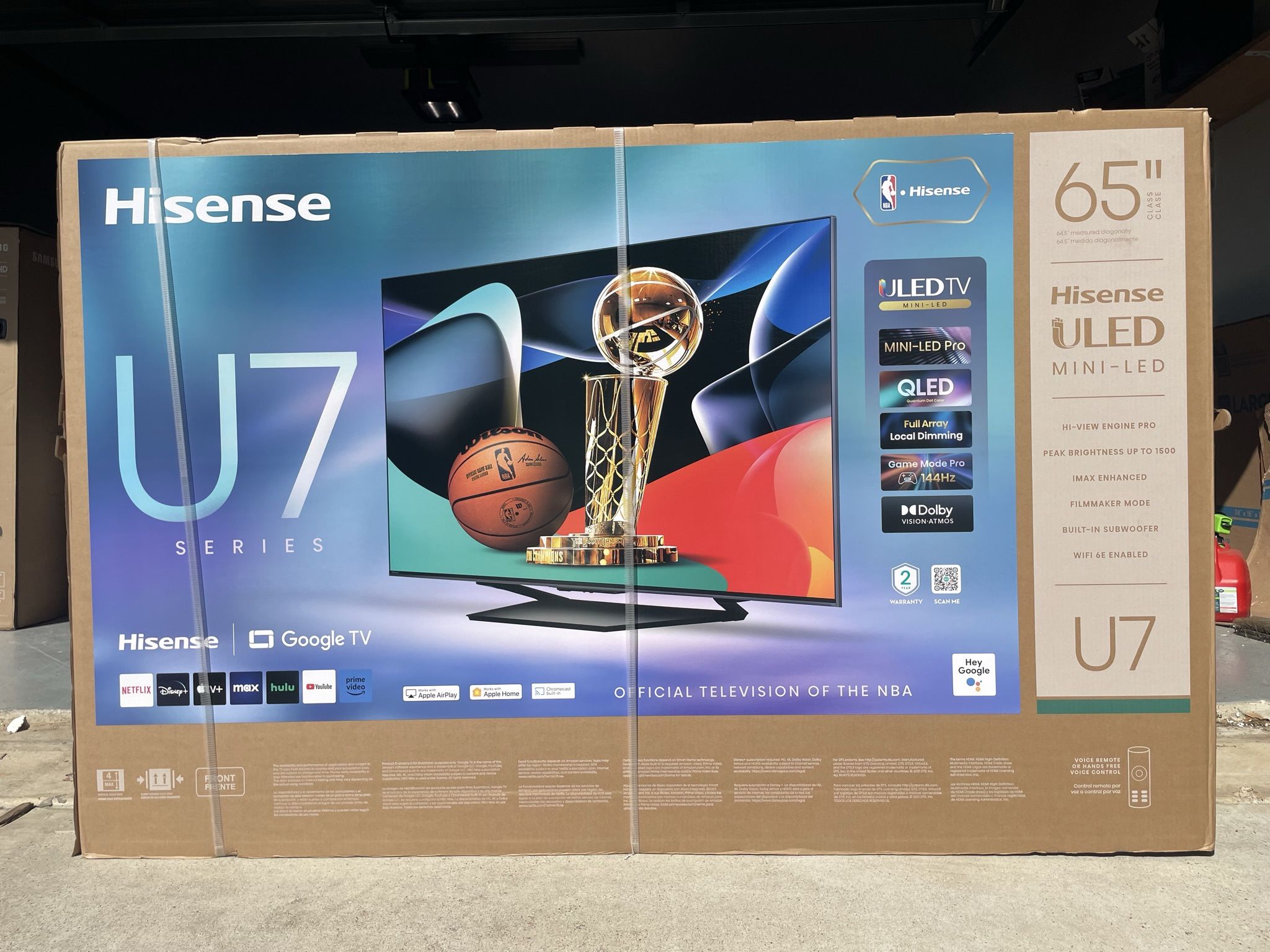 Hisense U7 Series 65 Inch Quantum ULED Smart Tv 4k