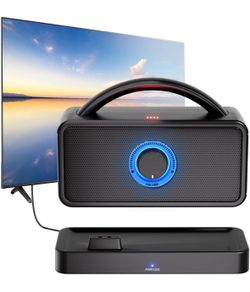 5.8 GHz Wireless TV Speakers for Hard of Hearing Seniors