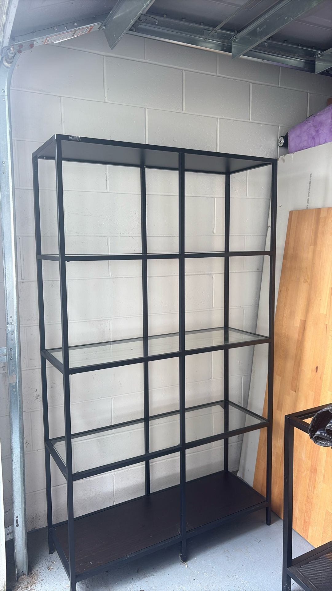 6ft Glass Shelf Display / 5-Tier Stand