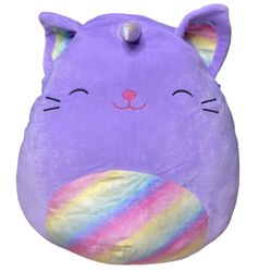 Squishmallow Kellytoy 16" Cienna the Purple Caticorn Stuffed Animal Plush