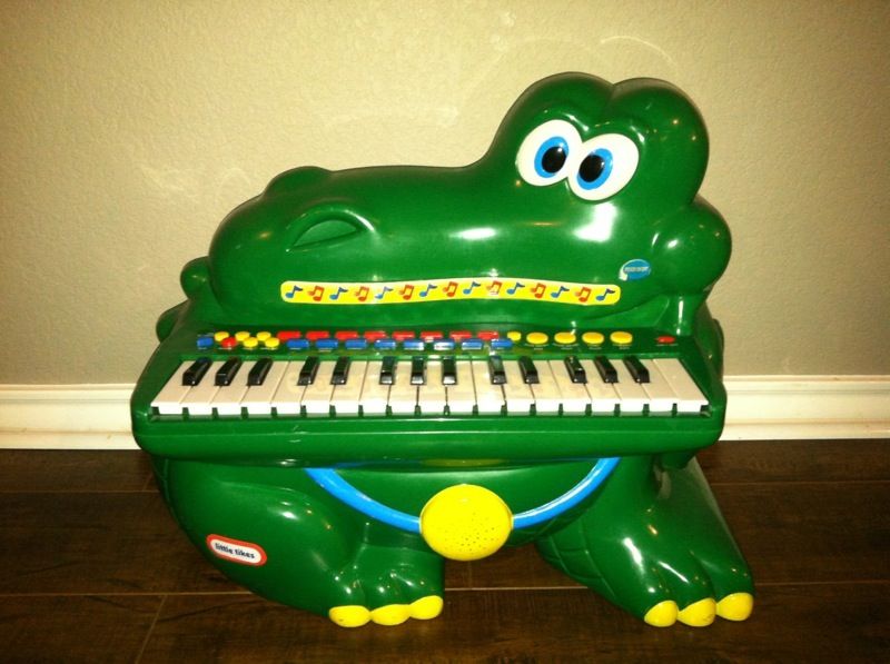 Little Tikes Crocodile Piano -Rare