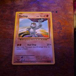 Machop Pokémon Card