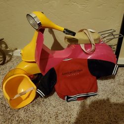 Scooter Moped For American Girl Doll By Our Generation Plus American Doll Jacket Chicago