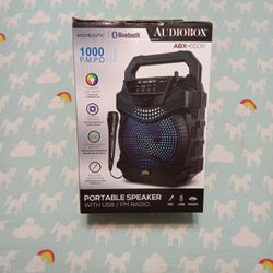 Portable Speaker Karaoke Radio.