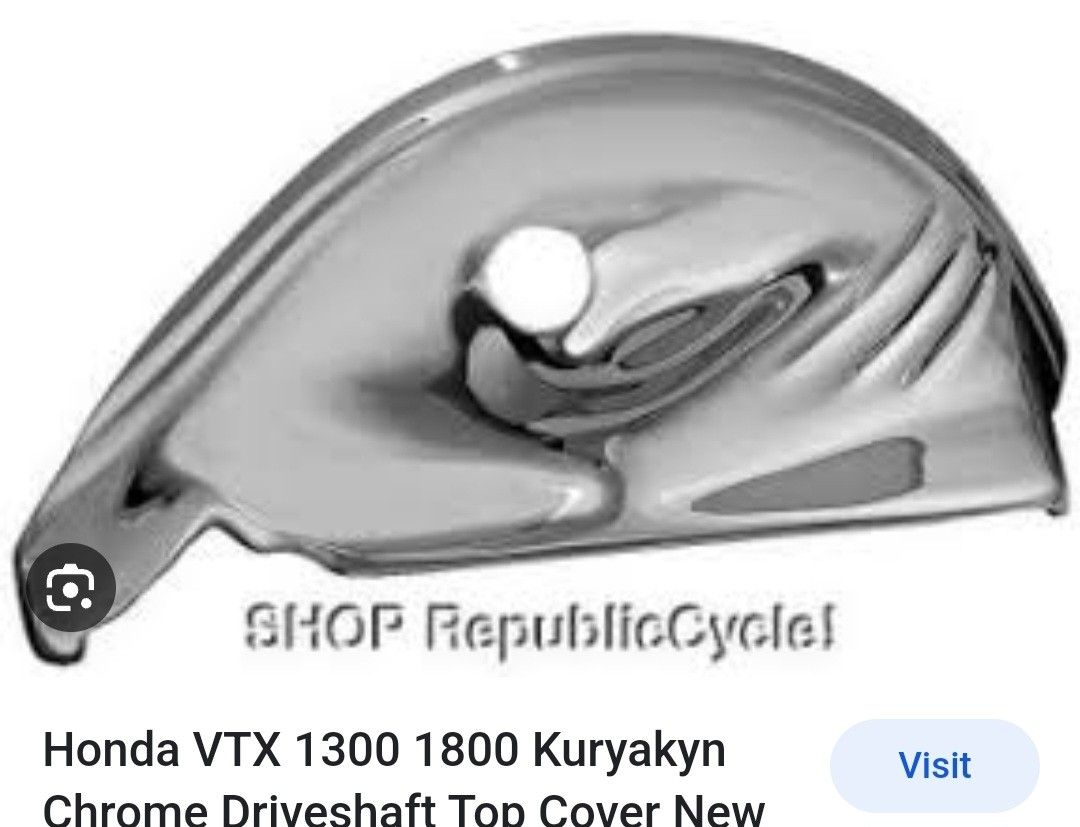 KURYAKYN DRIVE HUB COVER CHROME FOR HONDA VTX1300 VTX1800