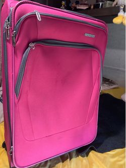 Luggage. American tourist