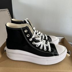Black Chuck Taylor All Star Move Platform (Also Posted in Sage)
