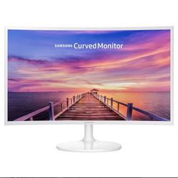 Samsung 27" Curved Monitor C27F391FHN - White 1920x1080 HDMI VGA