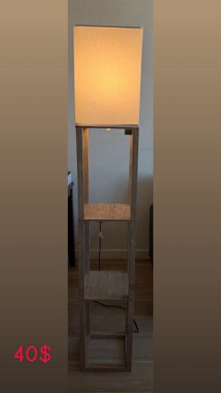 Target Modern Floor Lamp with Shelves