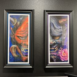 Custom Framed Signed Prints. 