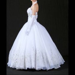 White Formal Gown