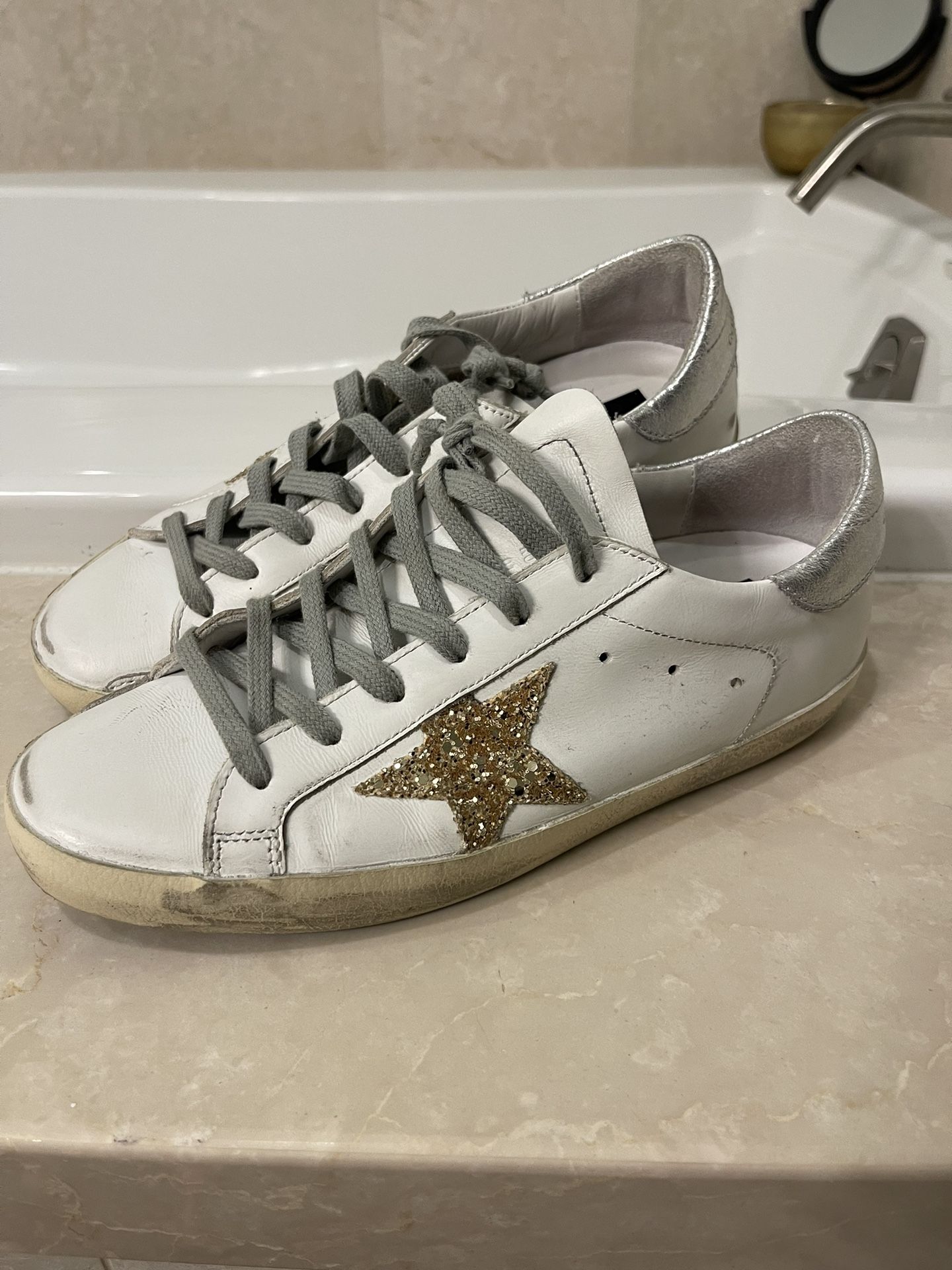 GOLDEN GOOSE Grey And Gold