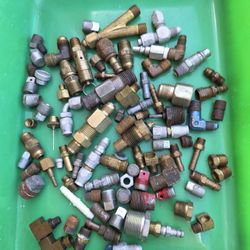 Various Fittings Metal & Brass. All For $75.